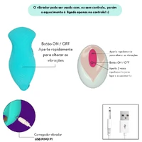Vibrador Calcinha com Controle Remoto e Aquecimento