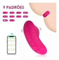 Vibrador de Calcinha Controle por Aplicativo Estimulador de Clitoris