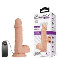 Pênis Realístico 20,6 cm com Vibração Multivelocidade – Beautiful Catoblepas