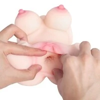 Mini Boneca Corpo Feminino Vagina e Ânus Masturbador Masculino