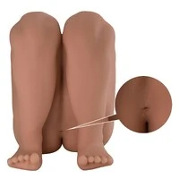 Boneco Meio Corpo Masculino de Joelhos com Pênis 20 cm