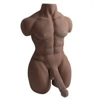 Masturbador Homem Meio Corpo em Cyberskin- Pênis com Vértebra 22,5 kg