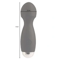 Vibrador Big Wand V7 em Silicone Aveludado Recarregável