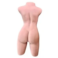 Masturbador Travesti Meio Corpo Cyberskin Com Seios E Pênis