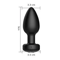 Plug Anal Com Vibro Controle Via Aplicativo Longa Distância
