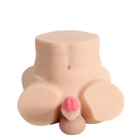 Masturbador Bumbum Duplo Feminino e Masculino com Pênis e Vagina