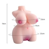 Masturbador Masculino Meio Corpo Vagina Ânus Mulher Real Sexual