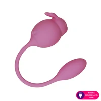 Estimulador Clitoriano Duplo em Formato de Coelho por Aplicativo