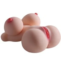 Masturbador Masculino Corpo Feminino Vagina, Ânus e Mamilos Penetráveis Super Realístico