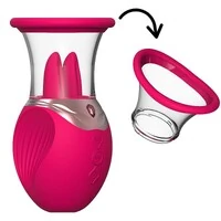 Vibrador de Clitóris com Língua Estimuladora e Sucção