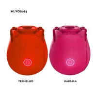 Vibrador Estimulador de Clitóris em Formato de Rosa - Flower