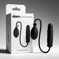 Dildo H8 Inflável em Silicone com Bomba Manual com Controle de Pressão