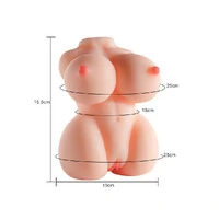 Masturbador Masculino Meio Corpo Feminino com Vagina e Seios