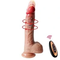 Pênis Realístico Silicone Líquido Com Vai E Vem Aquecimento