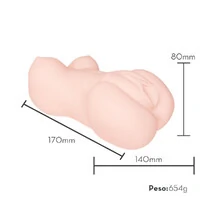 Masturbador com Vibro e Gemidos em Formato de Corpo Feminino