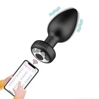 Plug Anal Com Vibro Controle Via Aplicativo Longa Distância