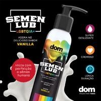 Gel Lubrificante Beijável Semen Lub LGBTQIA+ Sabor Vanilla