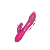 Vibrador Vai e Vem com Estimulador Duplo Rabbit Ponto G