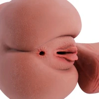 Masturbador Hermafrodita Corpo Realístico Vagina Ânus Pênis