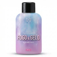 Óleo para Massagem Beijável Fogo & Gelo Algodão Doce 38 ml