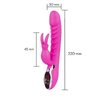 Vibrador Ponto G com Estimulador Clitoriano e Aquecimento