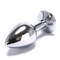 Plug Anal Jóia em Aço Inoxidável Cores Variadas