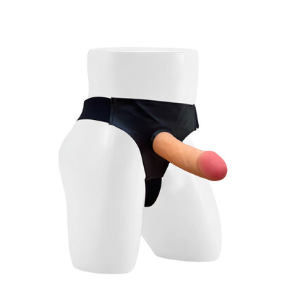 FotoCapa Peniana com Pênis Oco e Veias Salientes Cinta Elástica- Bondage Sleeve
