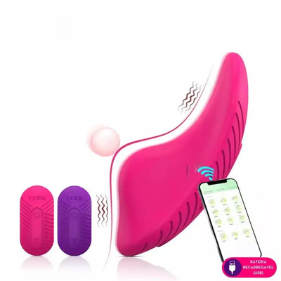 Foto Vibrador de Calcinha Controle por Aplicativo Estimulador de Clitoris