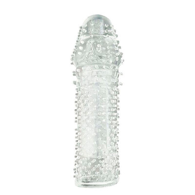 Foto Capa Peniana de Silicone com Cerdas Estimulantes Transparente