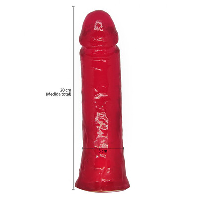 FotoStrap-On com Prótese Grossa em Silicone 20cm