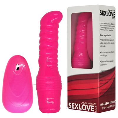 Vibrador Estimulador Ponto G com Vibração Multivelocidade 16 cm x 3 cm
