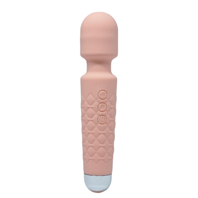 Mini Varinha Mágica Toque Aveludado 20 Vibrações Recarregável