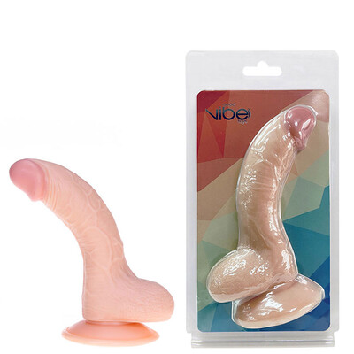 Foto Pênis de Silicone Curvadinho com Ventosa - Good Vibe Toys