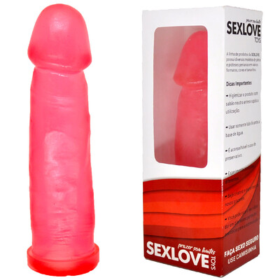 Foto Pênis Cabeçudo III em Silicone Maciço 20 x 4 cm