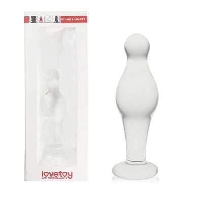 Foto Plug Anal de Vidro Romance 11,5 cm x 3,5 cm - Lovetoy