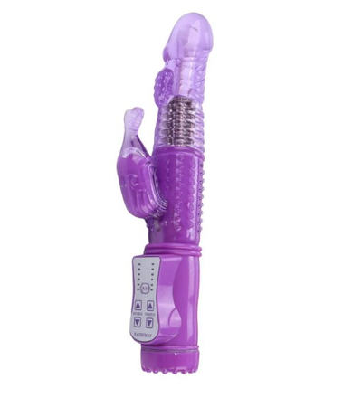 Foto Vibrador Rotativo à Pilha Estimulador Rabbit Vai e Vem
