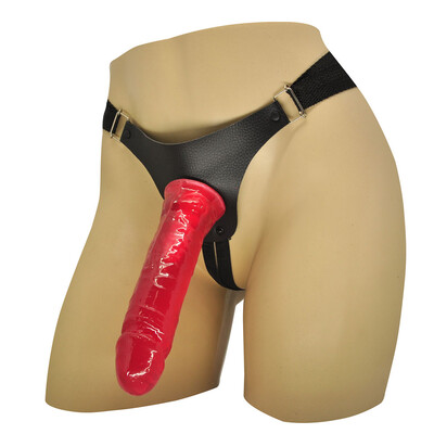 Foto Strap-On com Prótese Grossa em Silicone 20cm