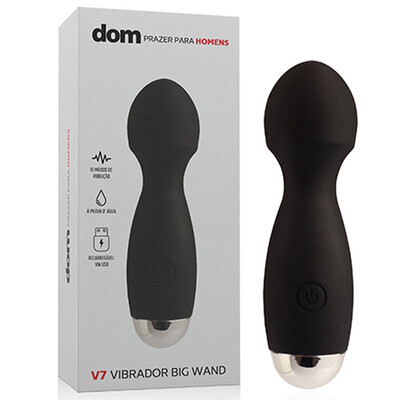 Foto Vibrador Big Wand V7 em Silicone Aveludado Recarregável