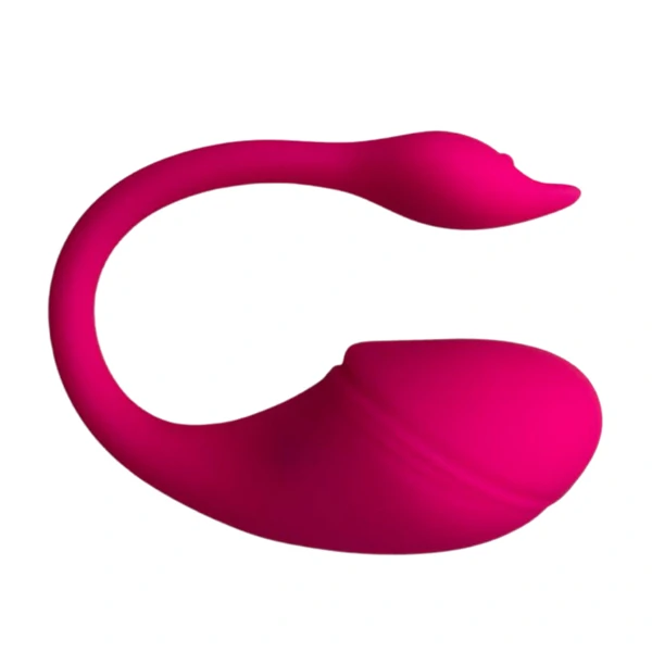 Vibrador de Casal em Silicone Aveludado Controle por Aplicativo