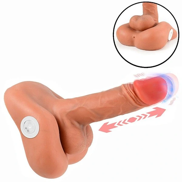 Masturbador Máquina com Pênis Vértebra e Ânus - Vai e vem com Vibração