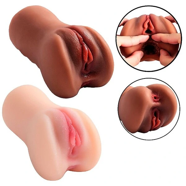 Masturbador Masculino Vagina e Ânus Super Macio Cyberskin