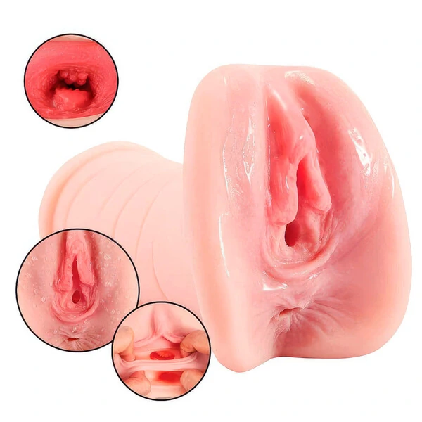 Masturbador Formato de Vagina e Ânus - The Realistic