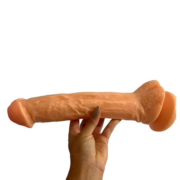 Pênis Super Tora em Silicone com Ventosa 25 cm x 5 cm