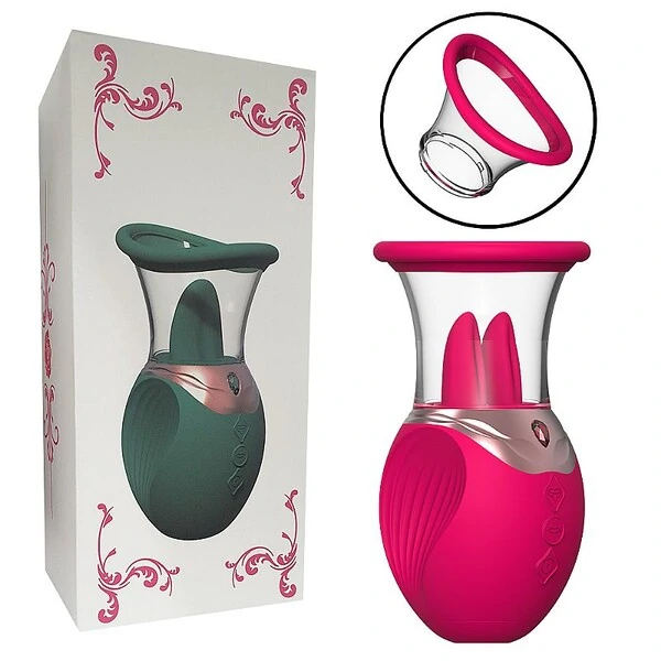 Vibrador de Clitóris com Língua Estimuladora e Sucção