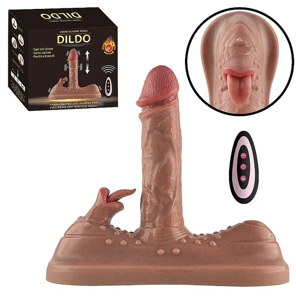 Vibrador de Cadeira com Estimulador de Clitóris - Vai e vem com Aquecimento