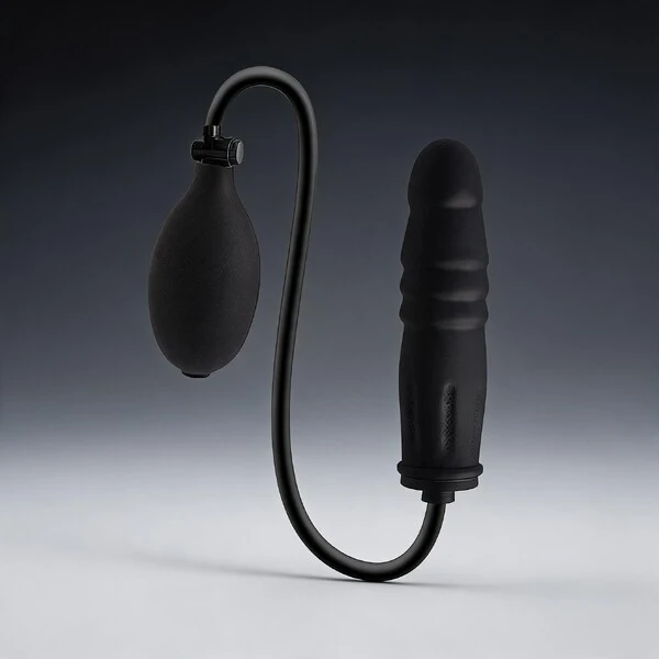 Dildo H8 Inflável em Silicone com Bomba Manual com Controle de Pressão
