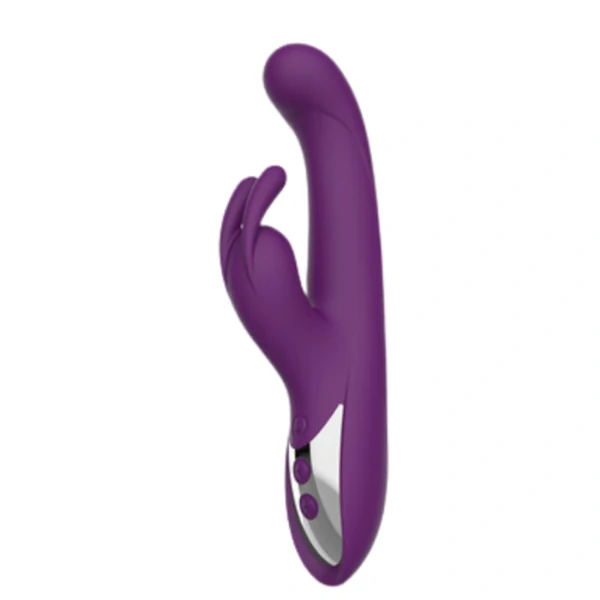 Super Vibrador Estimulador Ponto G com Rabbit Estimulador de Clitoris Toque Aveludado