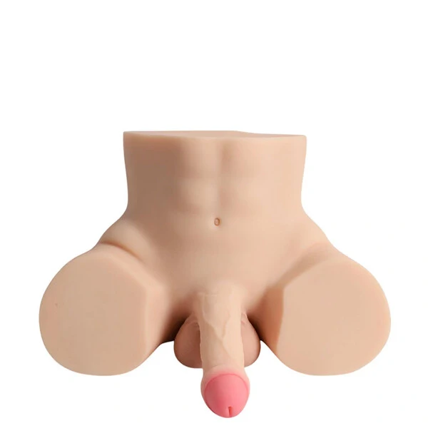 Masturbador Bumbum Masculino com Pênis Realístico e Glande Encoberta