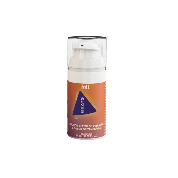 Gel com Efeito de Vibração Sabor Tangerina Beats INTT 17ml