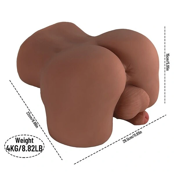 Meio Corpo Masculino Masturbador Ânus Apertado Texturas